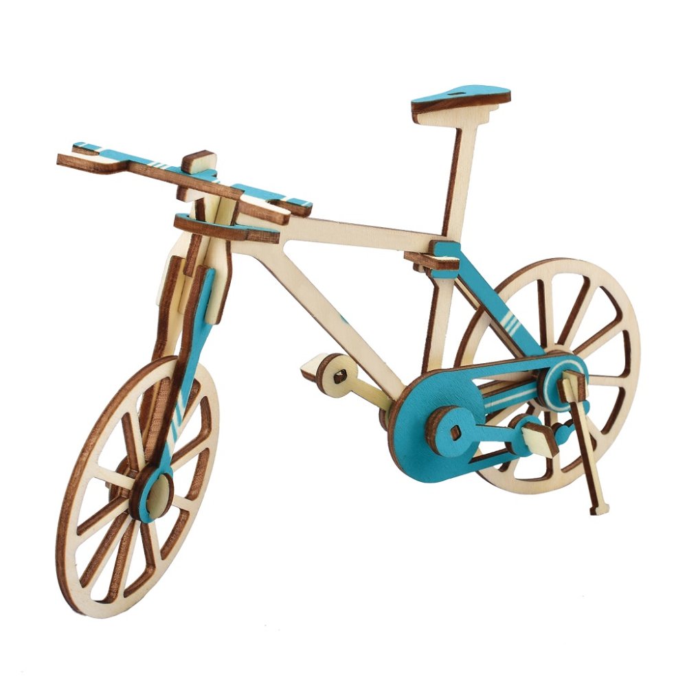 Woodcraft Puzzle 3D in legno Bicicletta