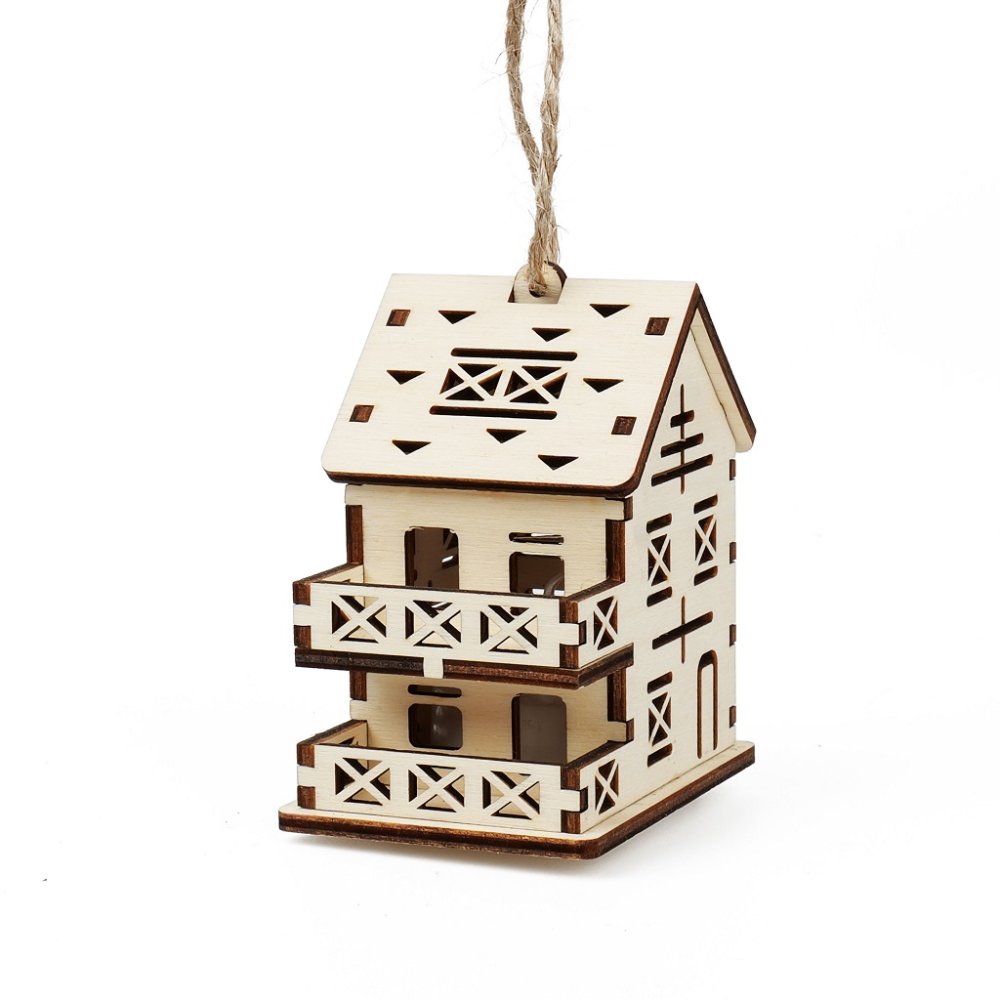 Kúzlo dreva Casa mediana Villa con balcones