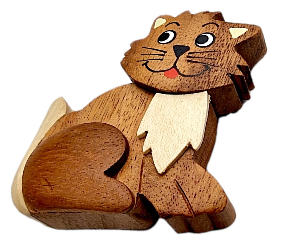 2Kids Toys Imán de madera grande Gato