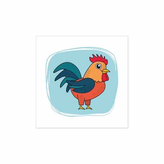 Dino Cubi di legno con immagini Animaletti 4 cubi - immagine 3