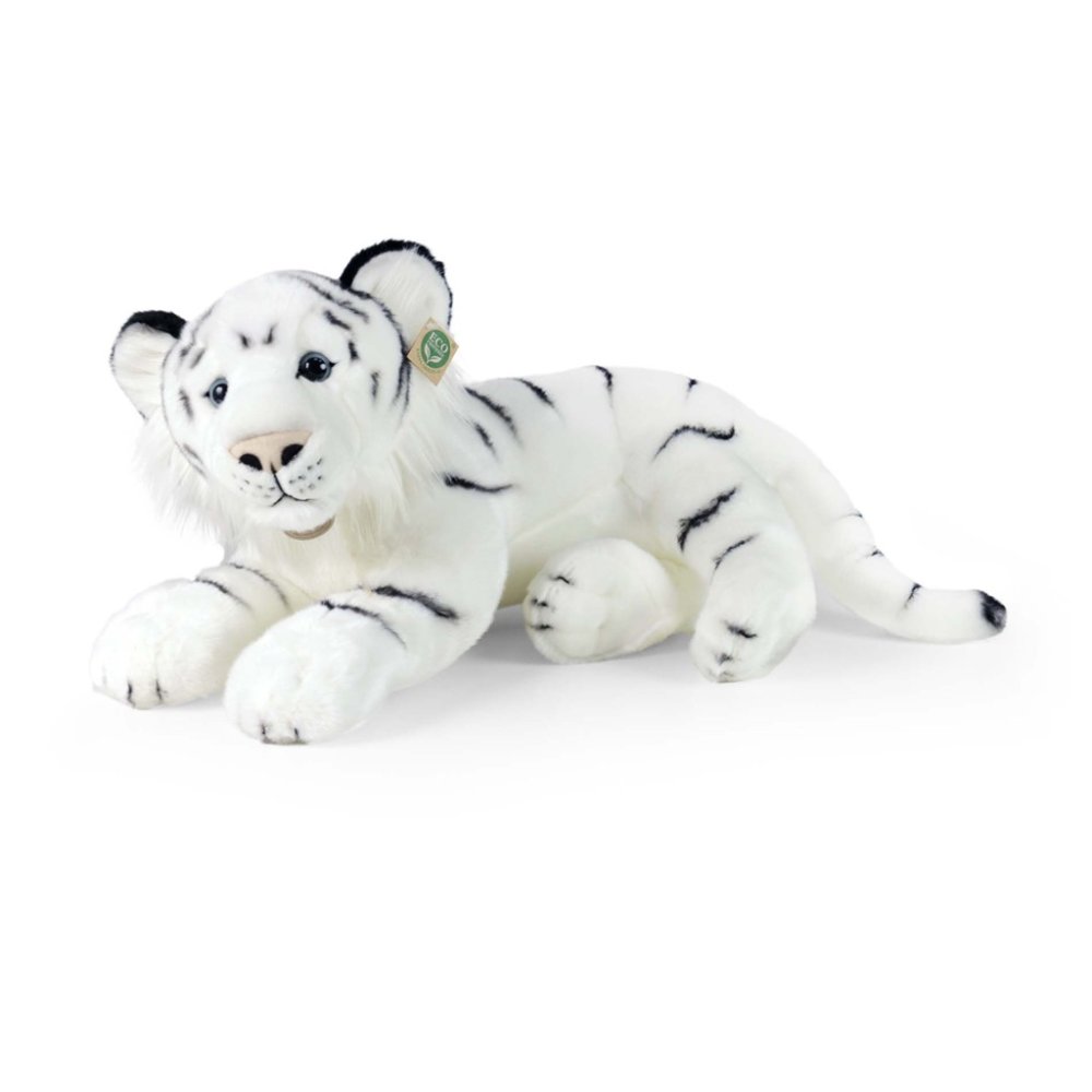 Rappa Tigre di peluche bianco 60 cm ECO-FRIENDLY - immagine 4