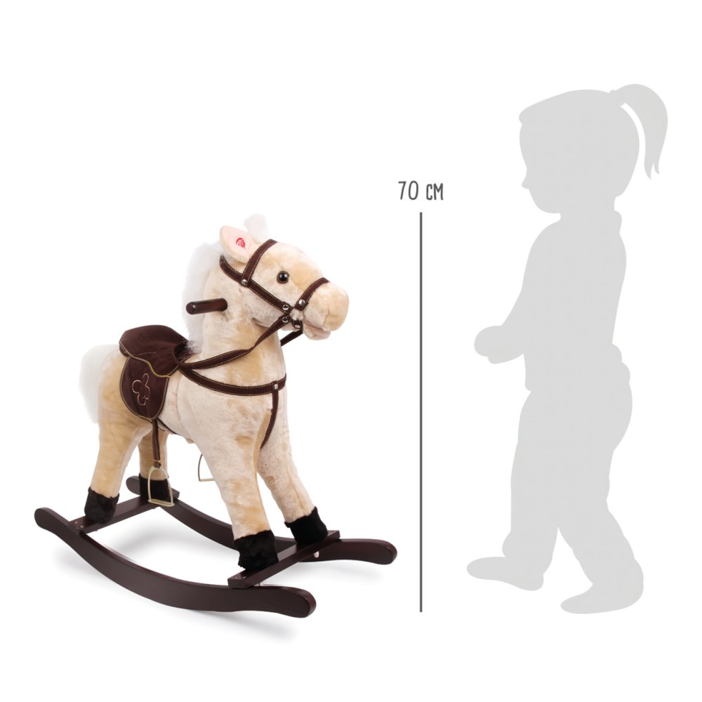 small foot Caballo Balancín Peluche - Imagen 3