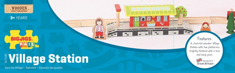 Bigjigs Rail Wiejski dworzec kolejowy - obrazek 5