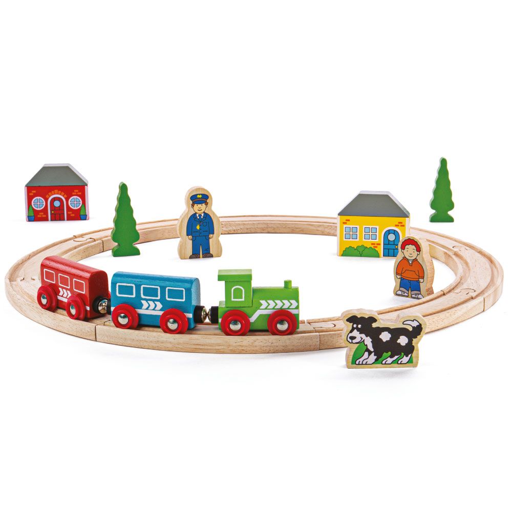 Bigjigs Rail Moja Pierwsza Kolejka 19 elementów