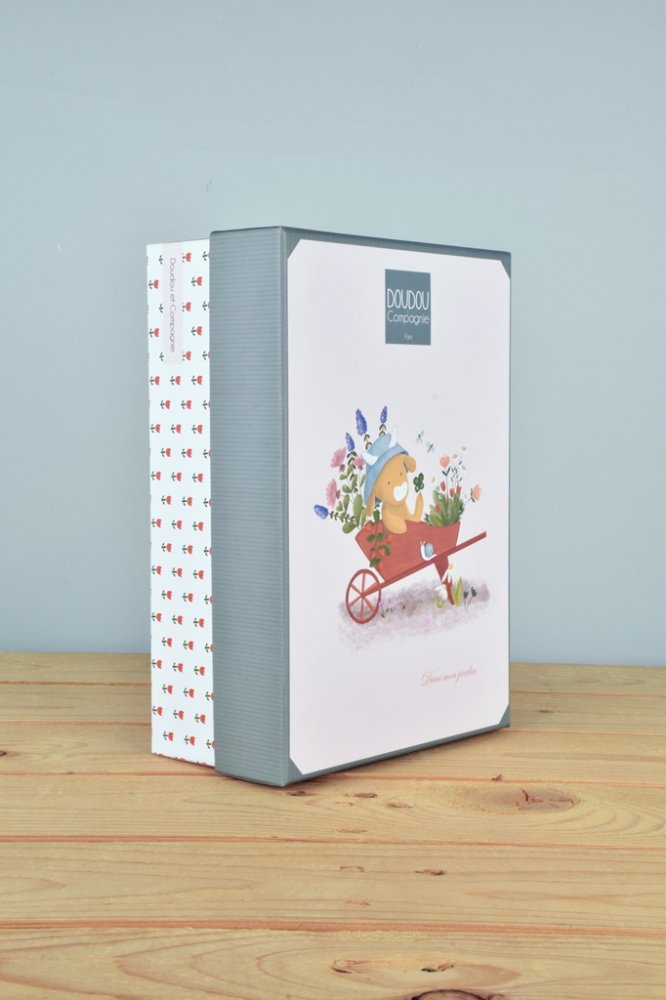 Doudou Geschenkset Plüschkuh Aneth mit Melodie 20 cm – Bild 2