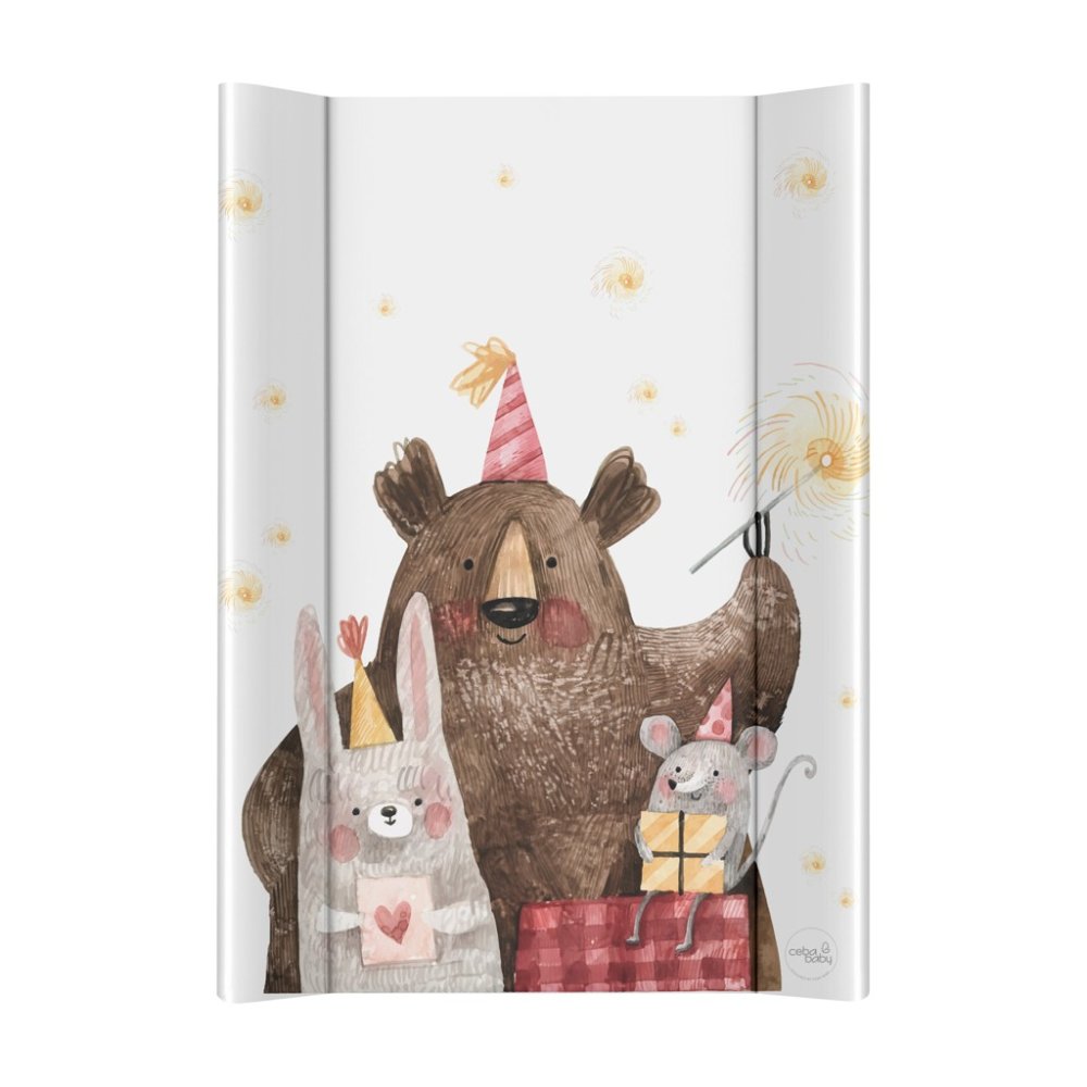 CEBA BABY Cambiador de 2 lados suave (50x70) Basic Celebration