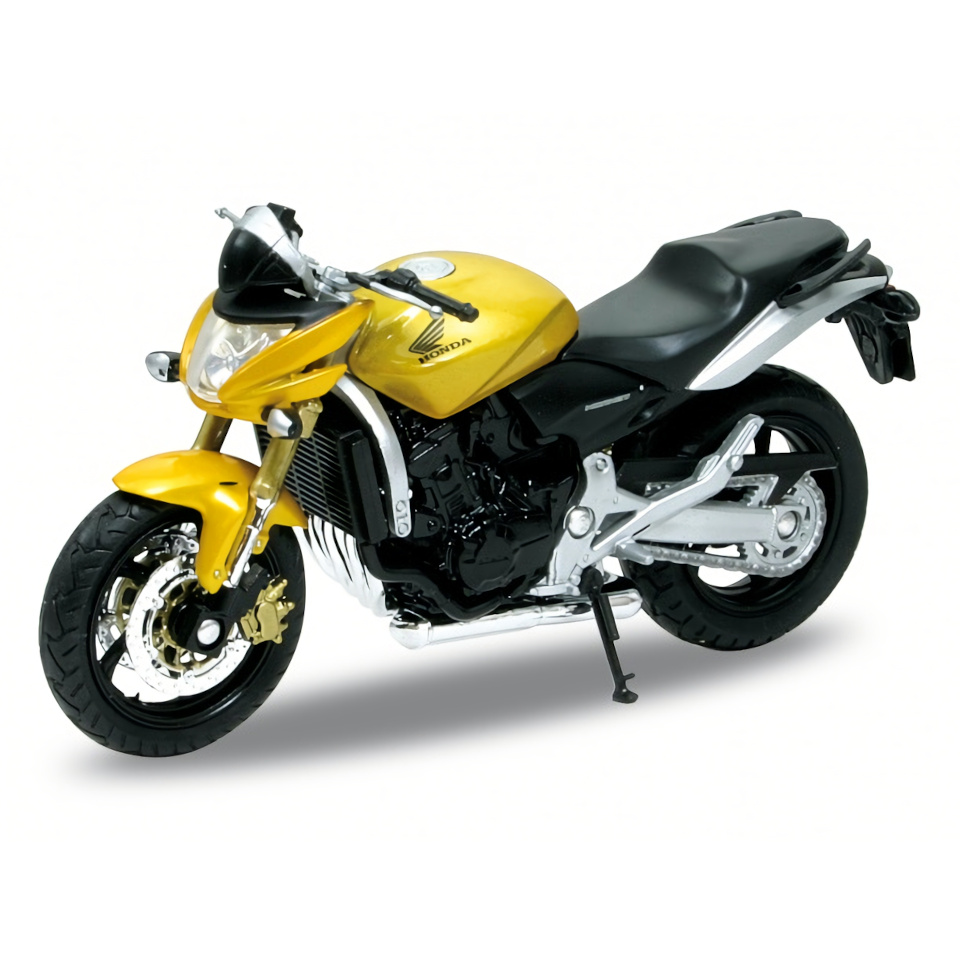 Welly Honda Hornet motorkerékpár 1:18 sárga