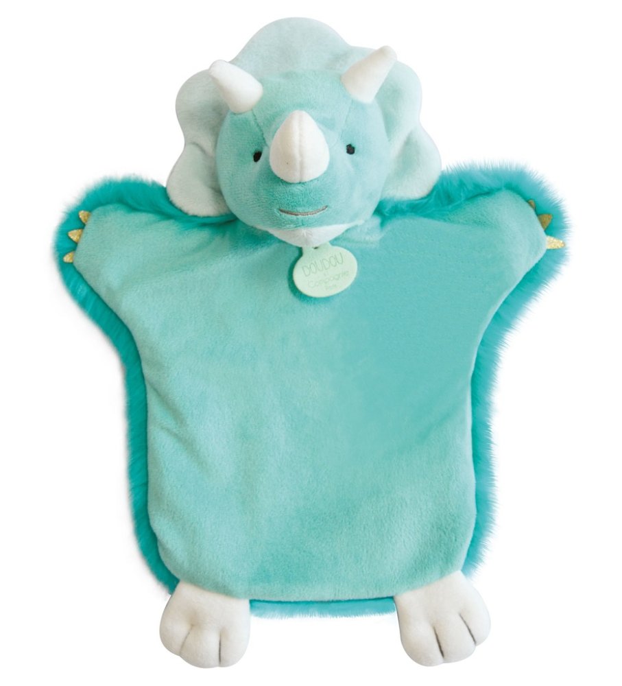 Doudou Pluszowa pacynka dinozaur 25 cm