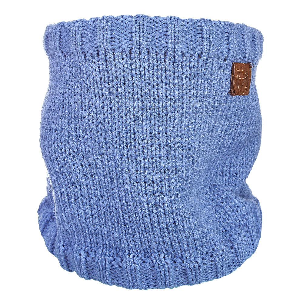 Tour de cou tricoté lisse LA enfant Outlast ® - acier 3 | 42-44 cm