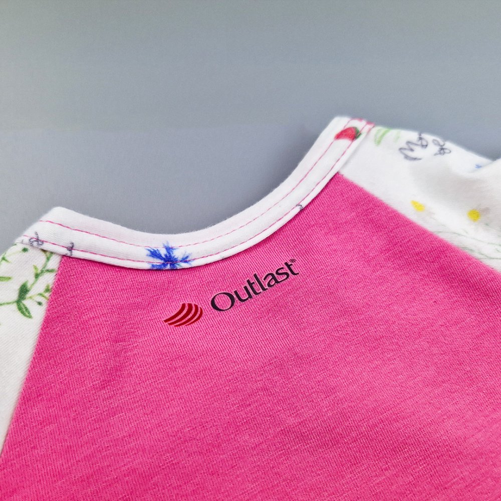 Vékony, rövid ujjú nyomott Outlast® overall - herbárium 80 - Image 6