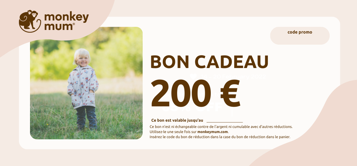 Chèque-cadeau d'une valeur de 200 EUR Classique