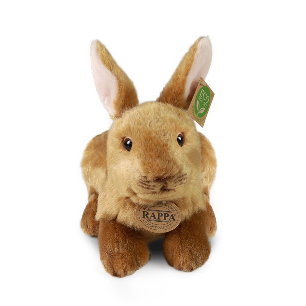 Rappa Plyšový králík hnědý ležící 23 cm ECO-FRIENDLY (obrázek 3)