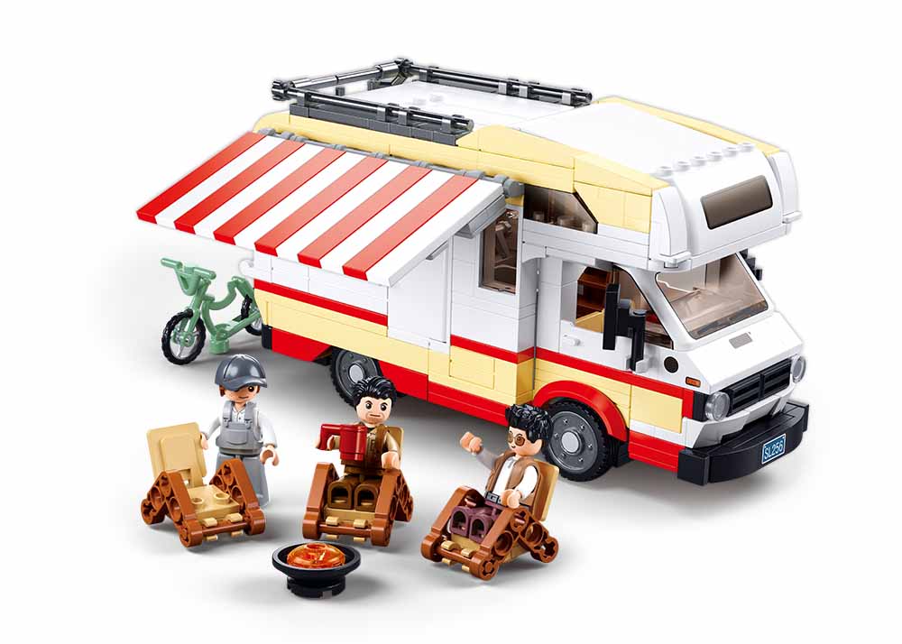 Sluban Model Bricks M38-B1193 Obytný vůz TS-3 v měřítku 1:35