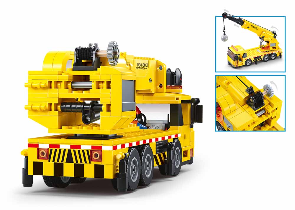 Sluban Town M38-B1195 Autojeřáb s demoliční koulí (obrázek 3)