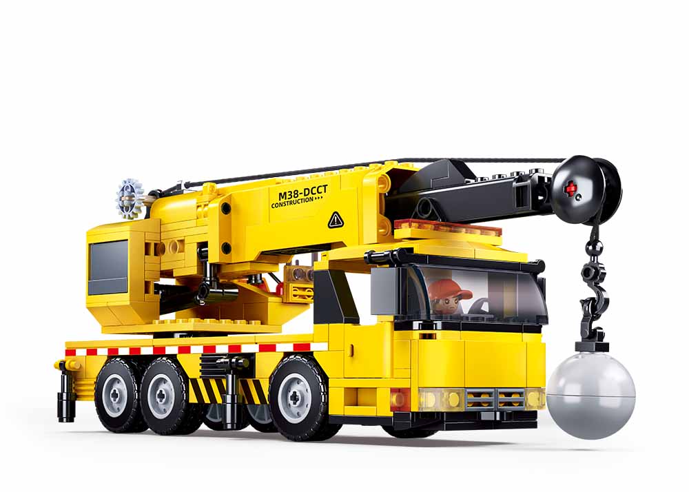 Sluban Town M38-B1195 Autojeřáb s demoliční koulí (obrázek 5)