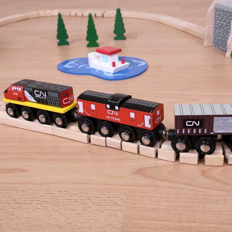 Bigjigs Rail CN nákladní vlak + koleje (obrázek 11)