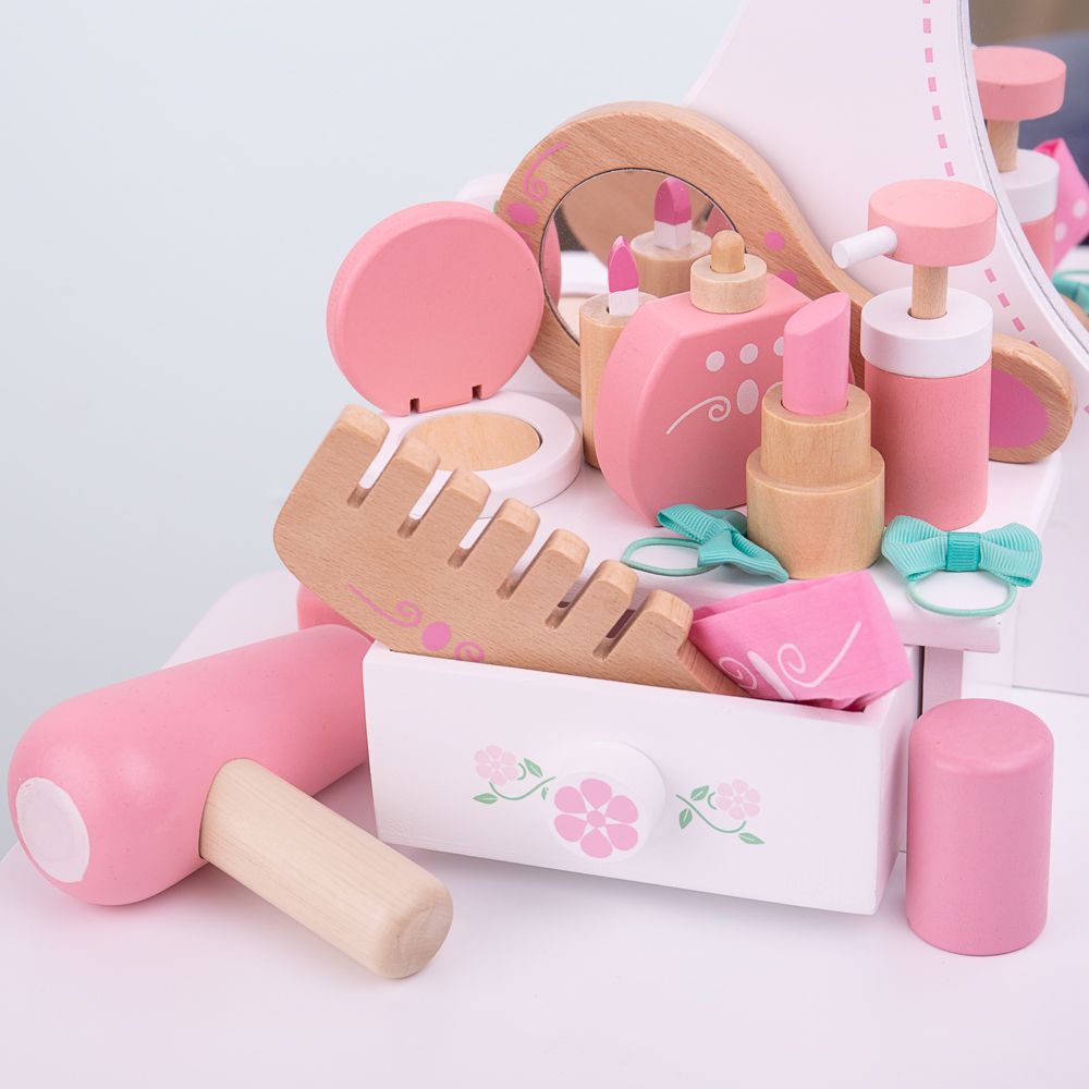 Bigjigs Toys Dřevěná kosmetická souprava (obrázek 8)