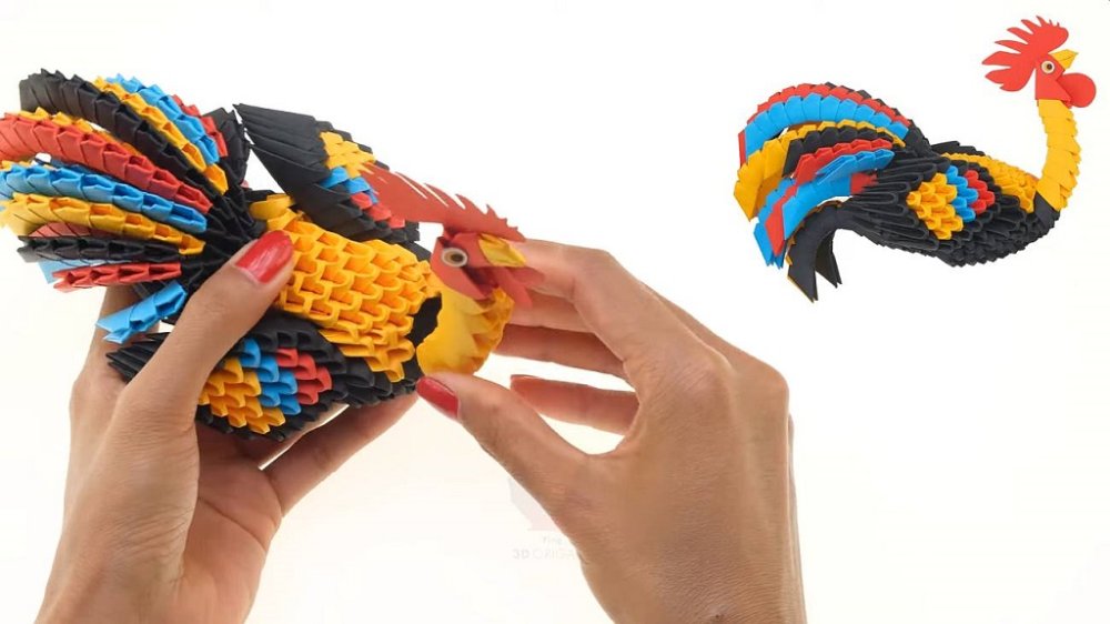 Pexi Origami 3D - Kohout (obrázek 5)
