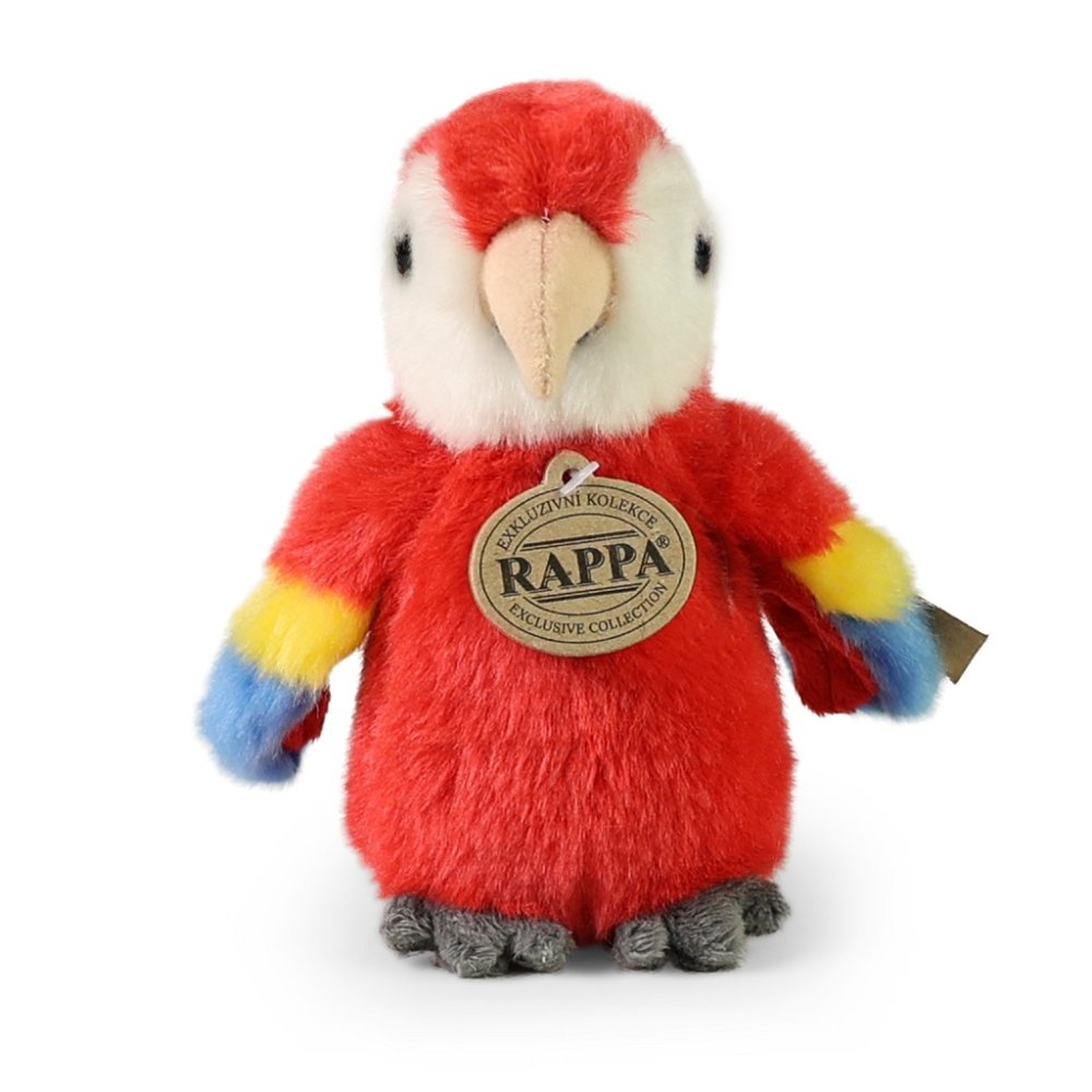 Rappa Plyšový papoušek Ara 16 cm červený ECO-FRIENDLY (obrázek 3)