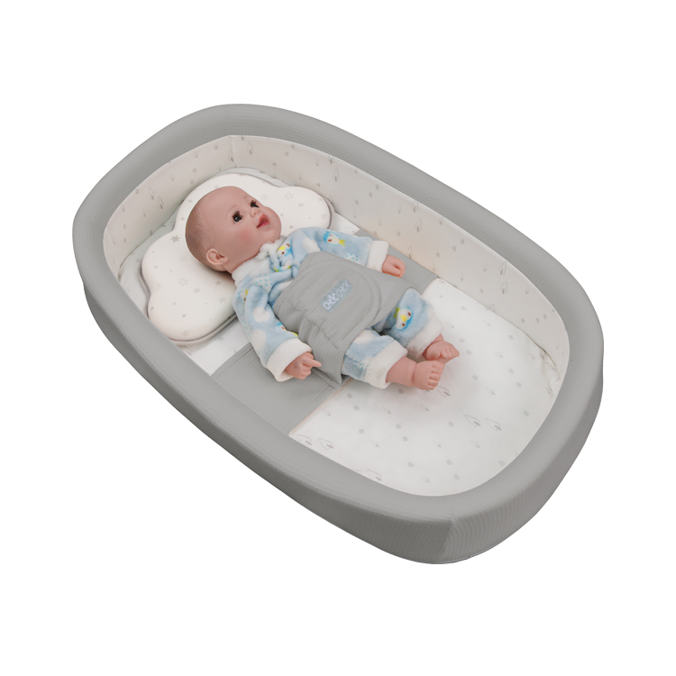 Monkey Mum® Portable Baby Nest 0 - 12 Months - Gray,Monkey Mum® Portable Baby Nest 0 - 12 Months - Gray