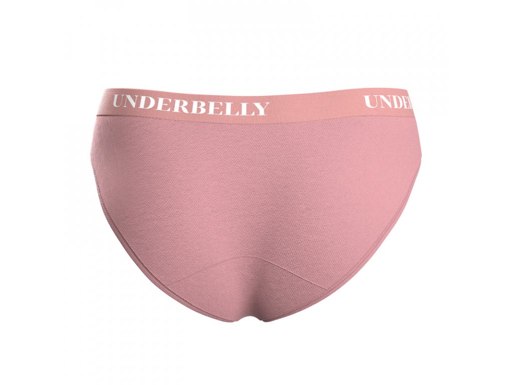 Menstruační Kalhotky Underbelly Univers, Slabší Menstruace - Starorůžové XL