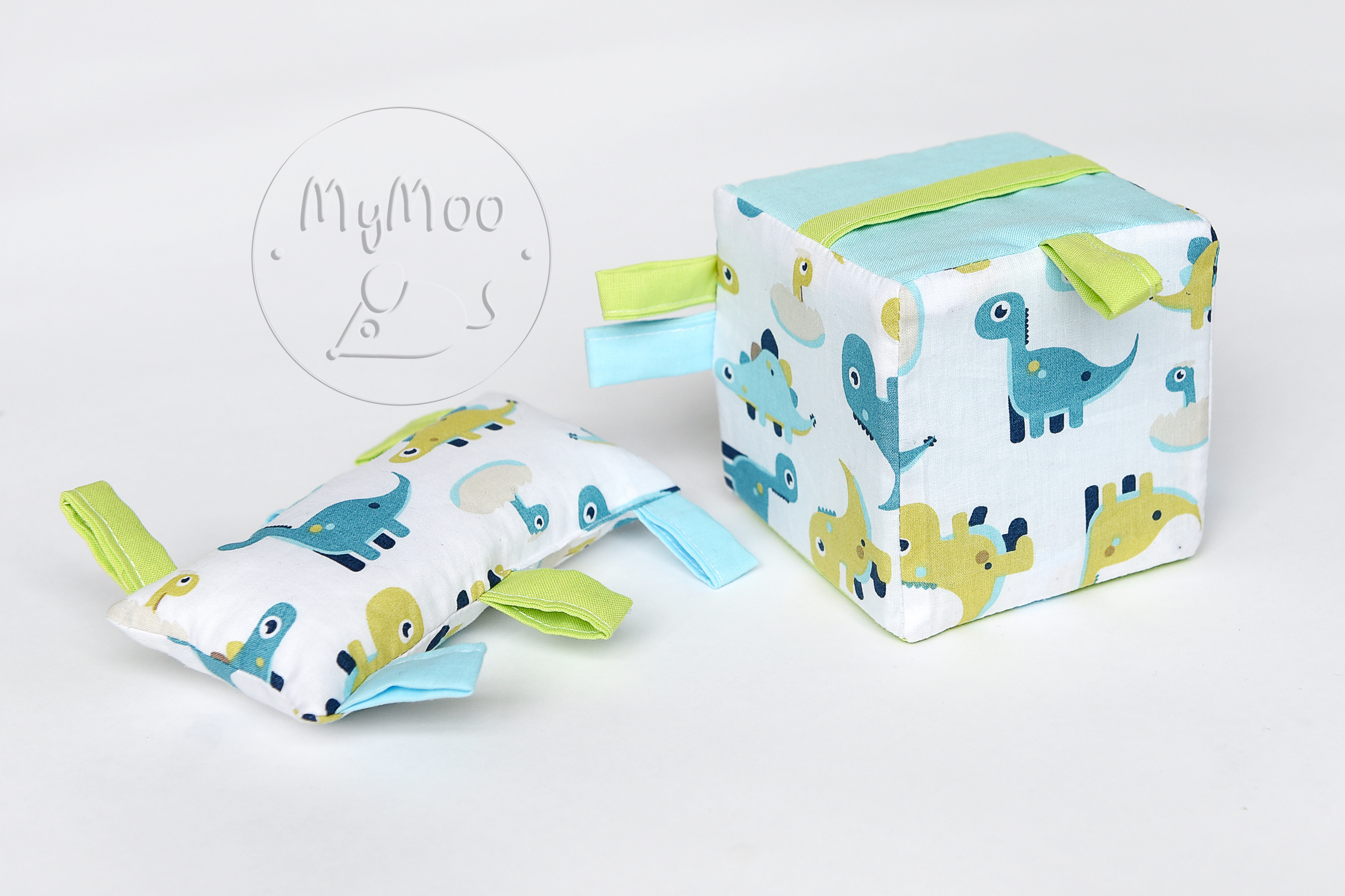 MyMoo Dado De Agarre Busy Cube - Dinosaurios