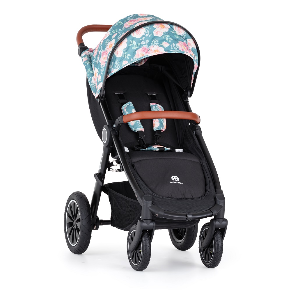 PETITE&MARS Barnvagn Street2 Air Oak Limited 100 Rosor Komplett