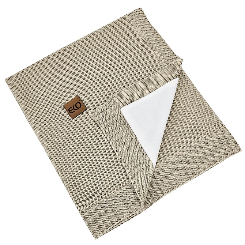 EKO Bambufilt Med Velourfoder Beige 100x80 Cm