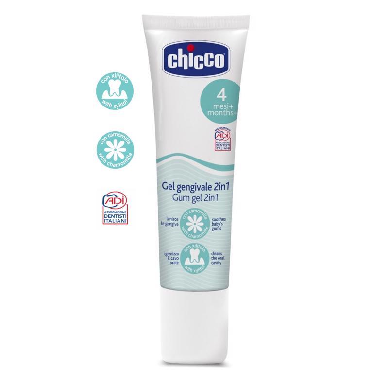 CHICCO Gel Zubní Zklidňující/čistící 30 Ml