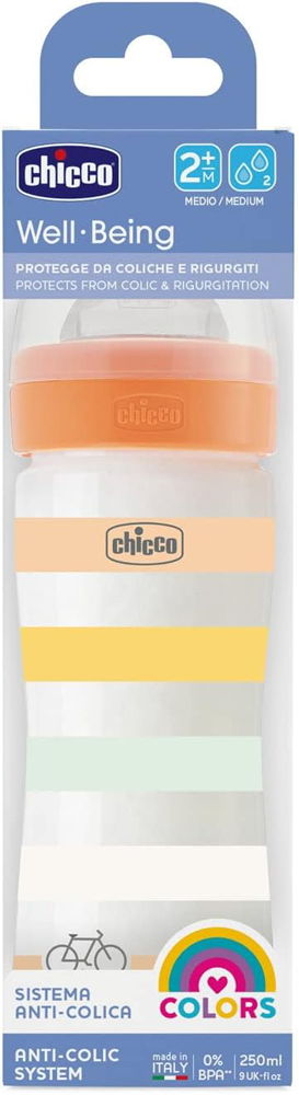 CHICCO Baby Bottle Well-being Silicone 250 Ml Uni