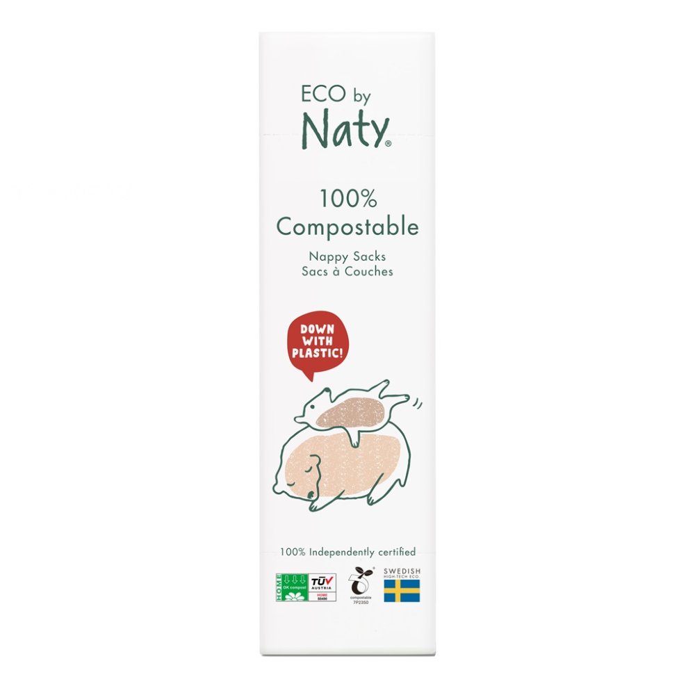 ECO BY NATY Beutel Für Gebrauchte Windeln (50 Stück)