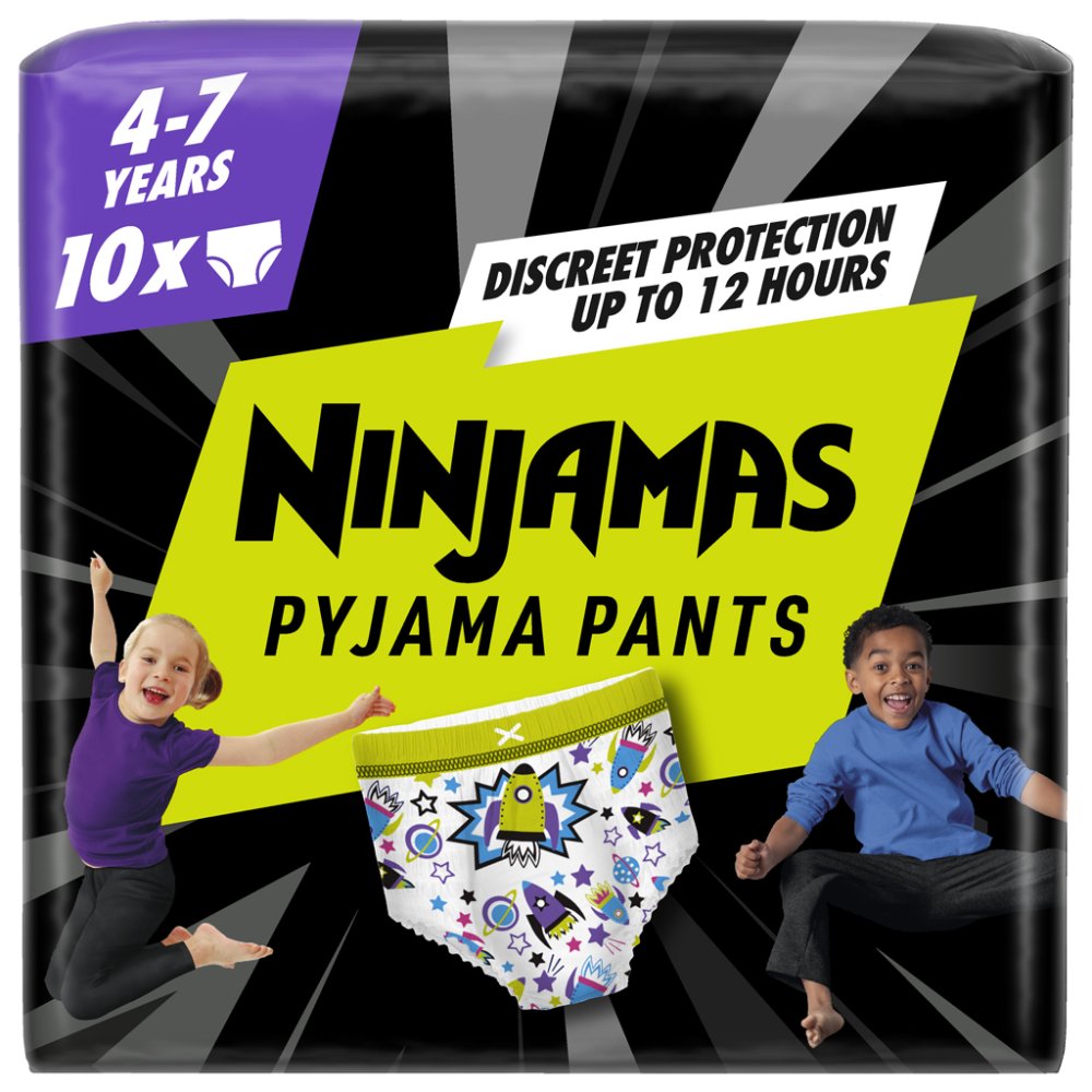 NINJAMAS Pyjamabroek Ruimteschepen, 10 Stuks, 7 Jaar, 17kg-30kg