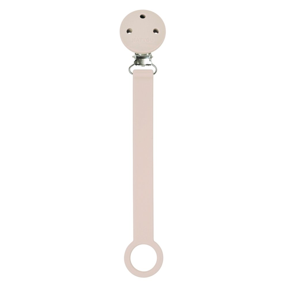 NATTOU Schnullerclip Silikon Beige