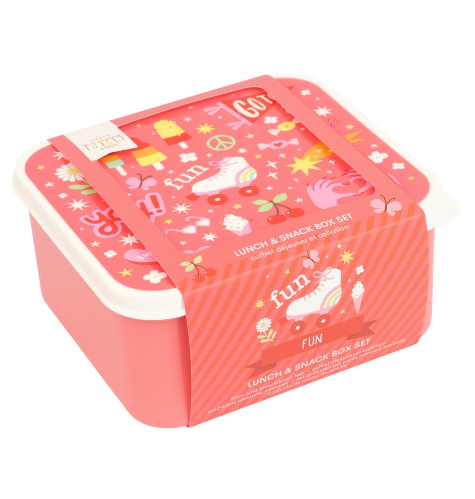 A Little Lovely Company - Ensemble de 4 boîtes à goûter - Fun – Image 4