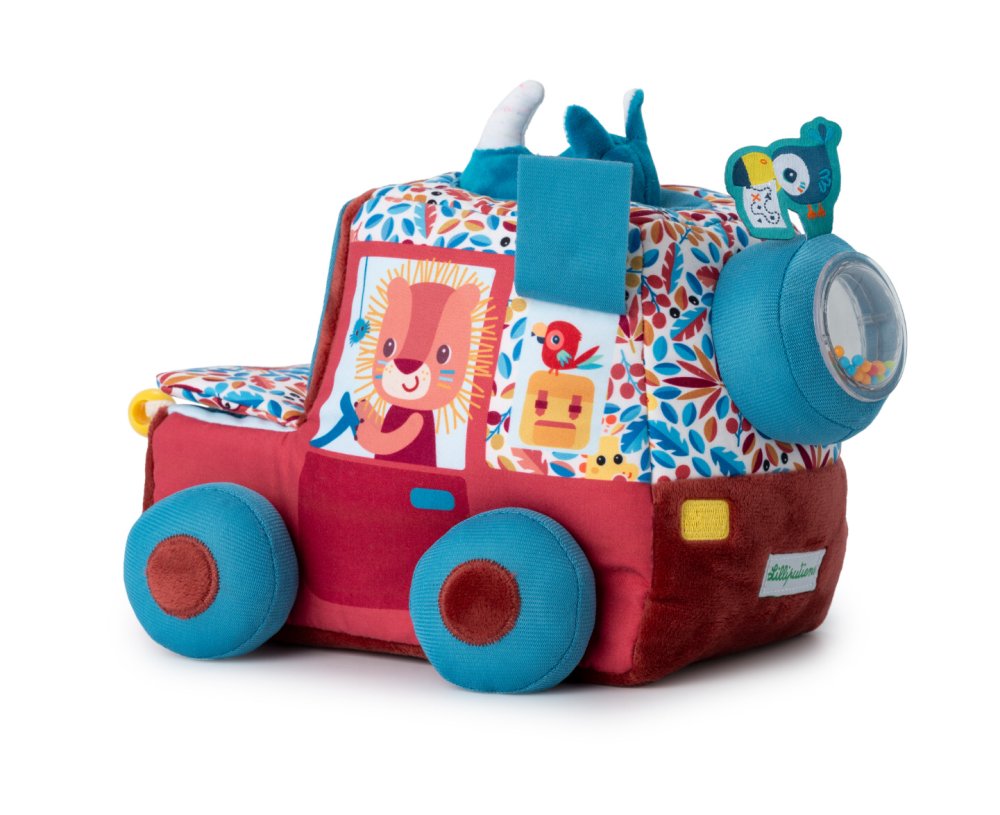Lilliputiens - Voiture en tissu avec activités et miroir – Image 5
