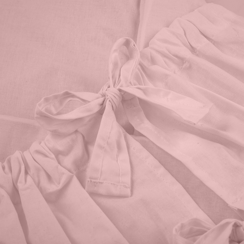 PETITE&MARS Couverture d'emmaillotage à lacets Nurse avec insert en noix de coco rigide Dusty Pink 75x75 cm – Image 3