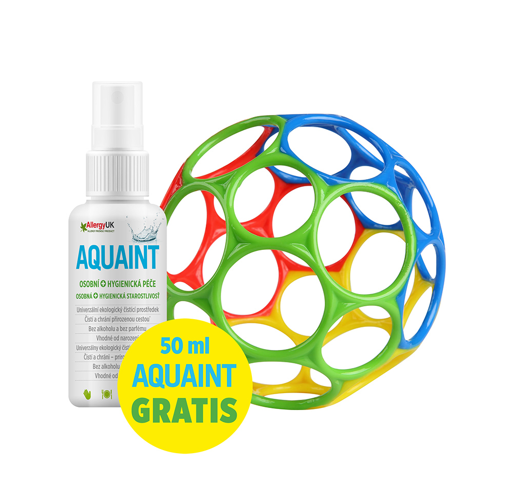 OBALL Giocattolo Oball™ Classic 10 cm colori assortiti 0m+AQUAINT Acqua detergente 100% ecologica 50 ml