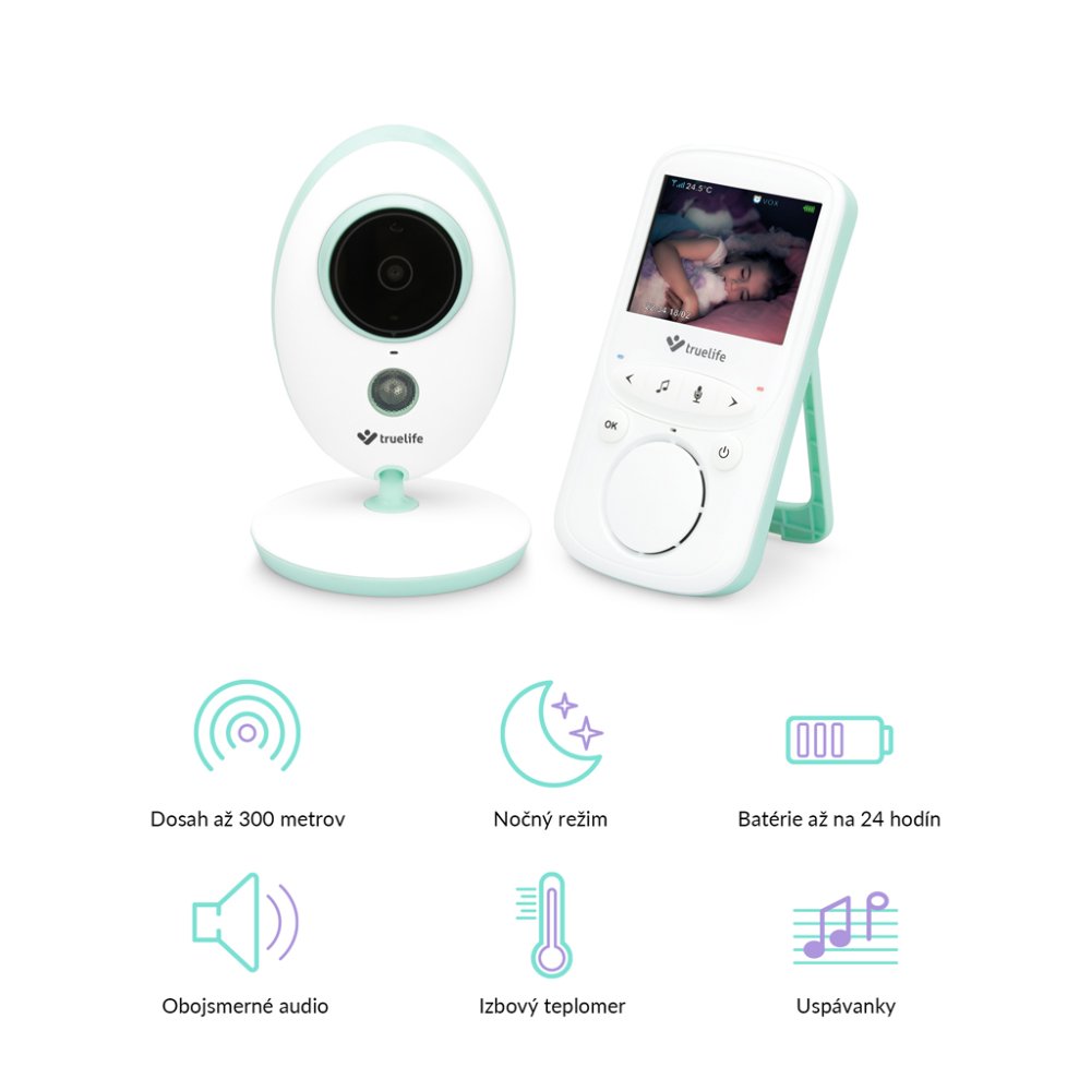 TRUELIFE Babyphone vidéo numérique NannyCam V24 PRO – Image 3