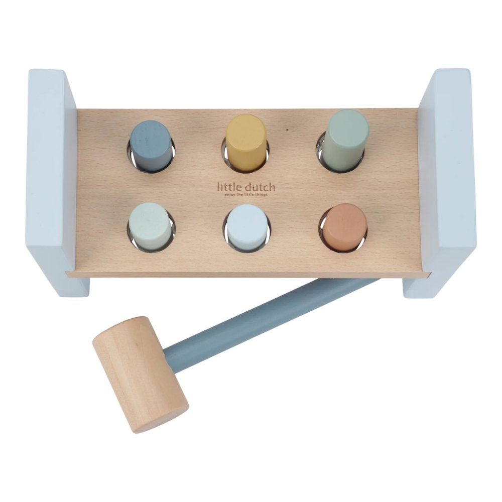 LITTLE DUTCH Zatloukačka dřevěná Forest friends (obrázek 10)