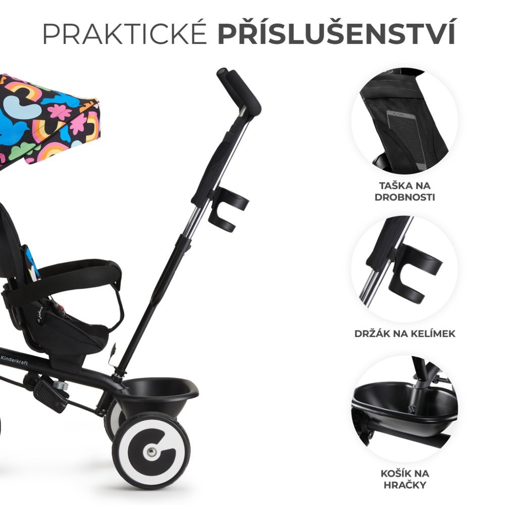 KINDERKRAFT Triciclo Aston Happy shapes - immagine 6