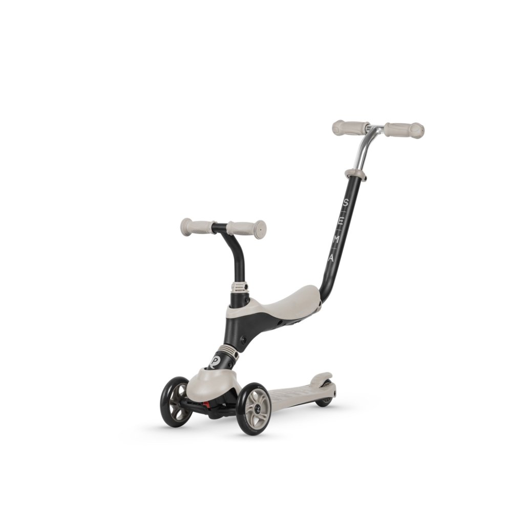 QPLAY Monopattino Sema Beige, 5 in 1, età 1-6 anni - immagine 4