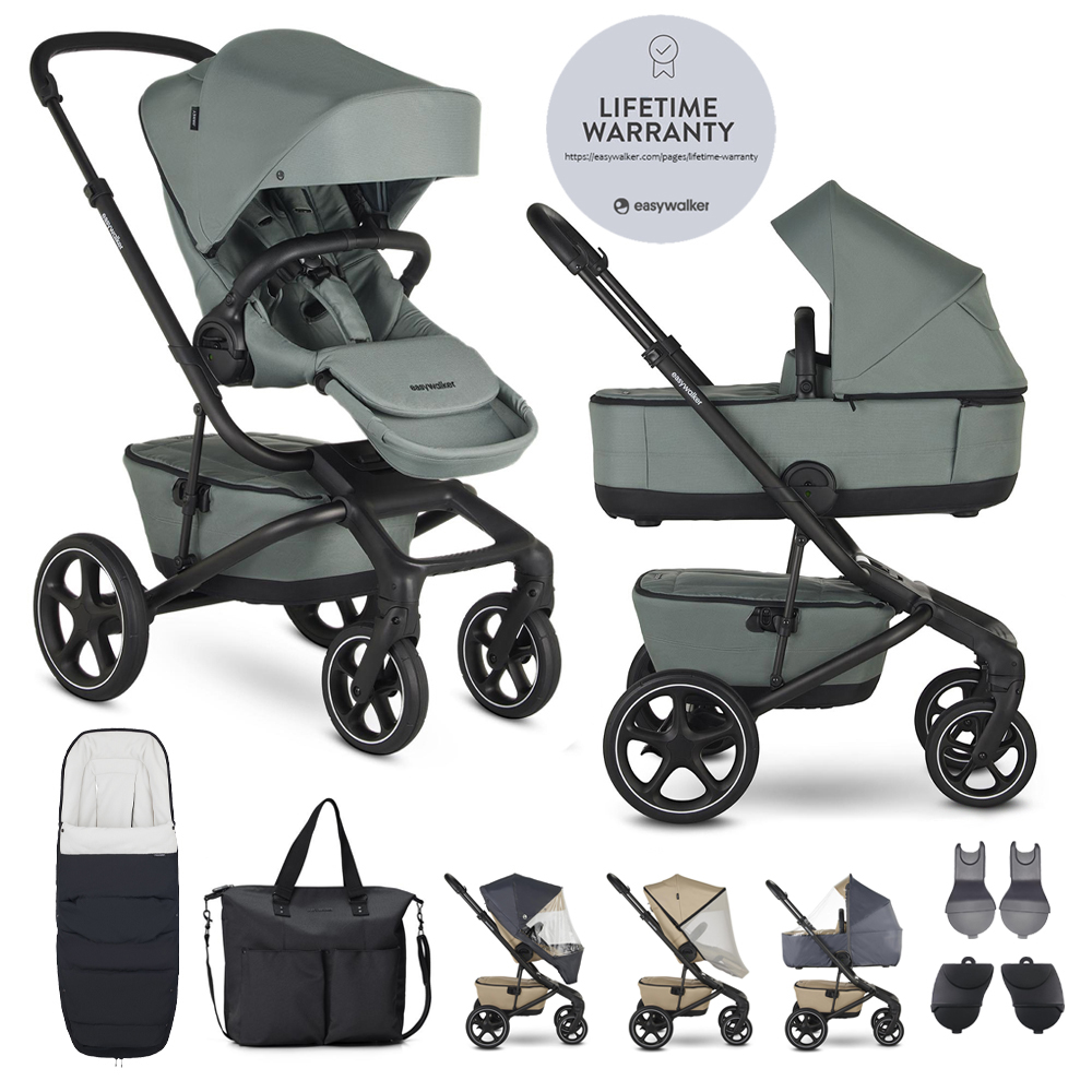 Poussette combinée EASYWALKER Jimmey Thyme Green XXL RWS