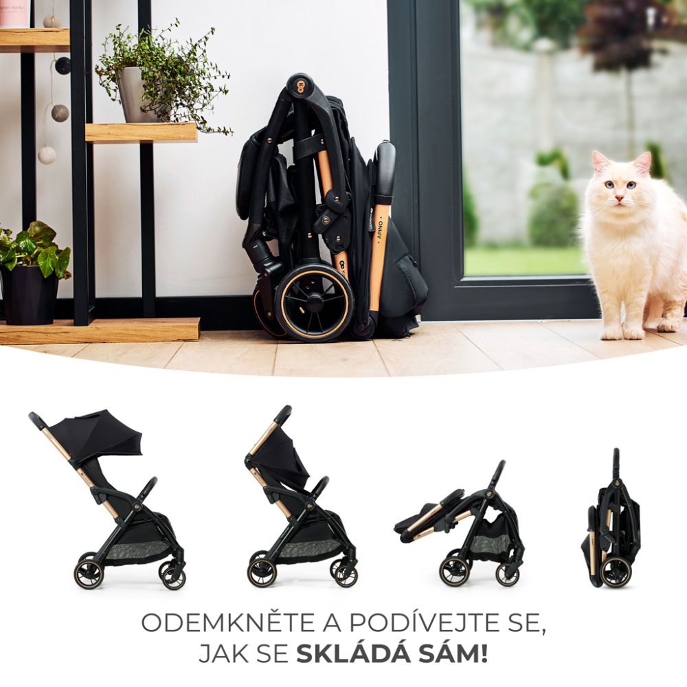 Poussette sport KINDERKRAFT Apino Dove grey – Image 4