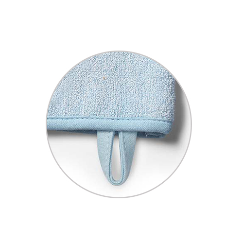 BABYONO Guanto da bagno Natural bamboo - blu - immagine 5