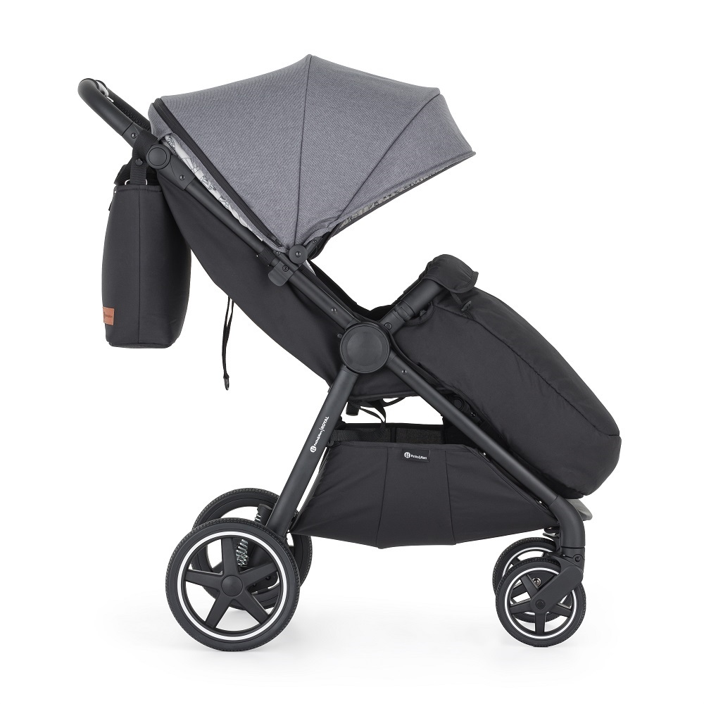 PETITE&MARS Wózek spacerowy Royal3 Black Ultimate Grey - obrazek 5