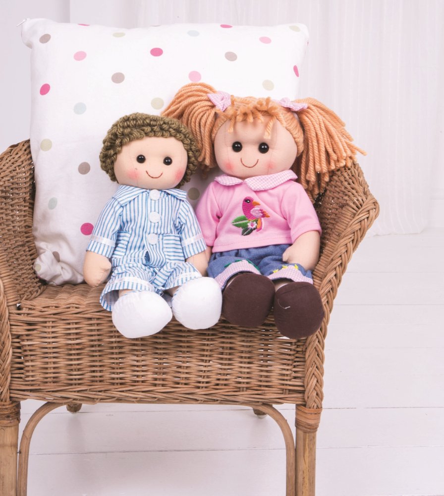 Bigjigs Toys Lalka szmaciana Molly 38 cm - obrazek 7