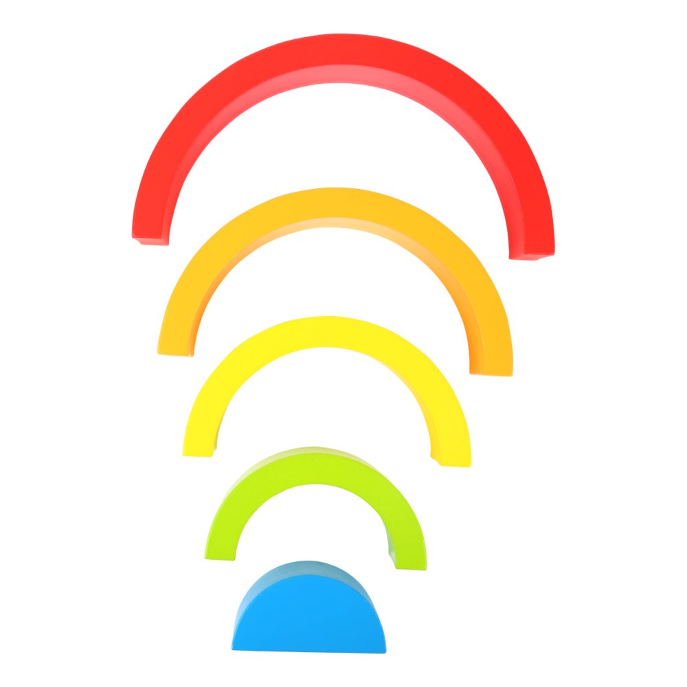 small foot Cubi impilabili arcobaleno - immagine 5