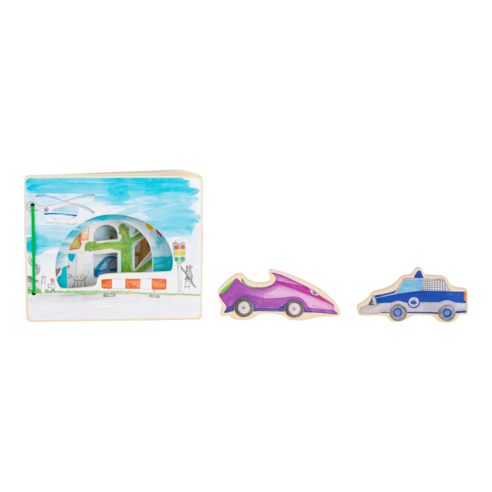 small foot Livre en bois police – Image 3