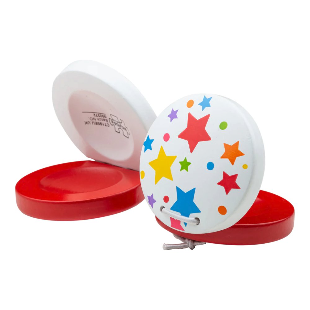 Bigjigs Toys Kastaniety gwiazdki 1 szt. czerwona