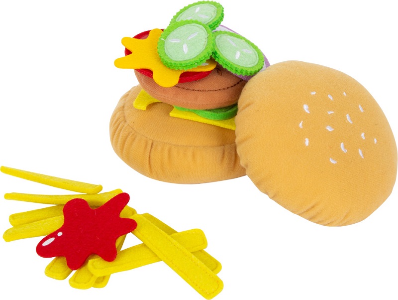 small foot Szövet hamburger és sültkrumpli - Image 3